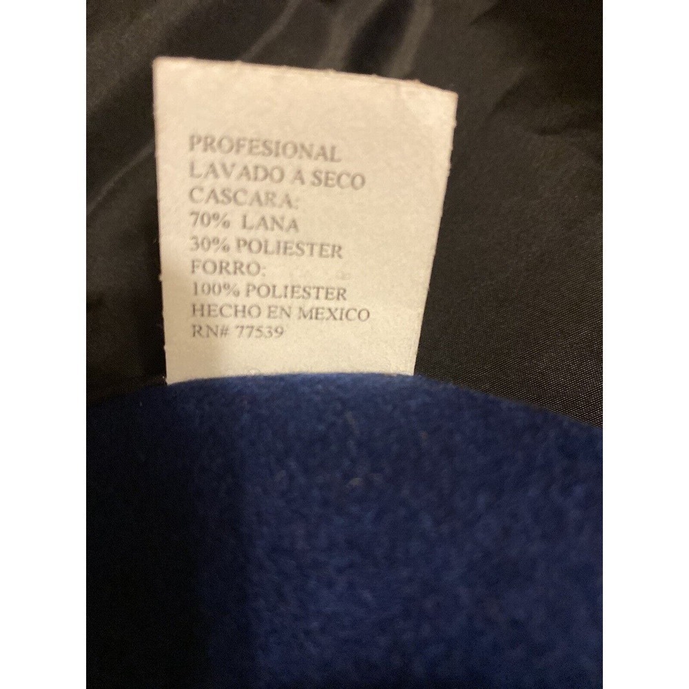 VINTAGE TRILOGI COLLECTION BLUE /Navy PEA COAT SIZE MISSY M - Picture 12 of 12